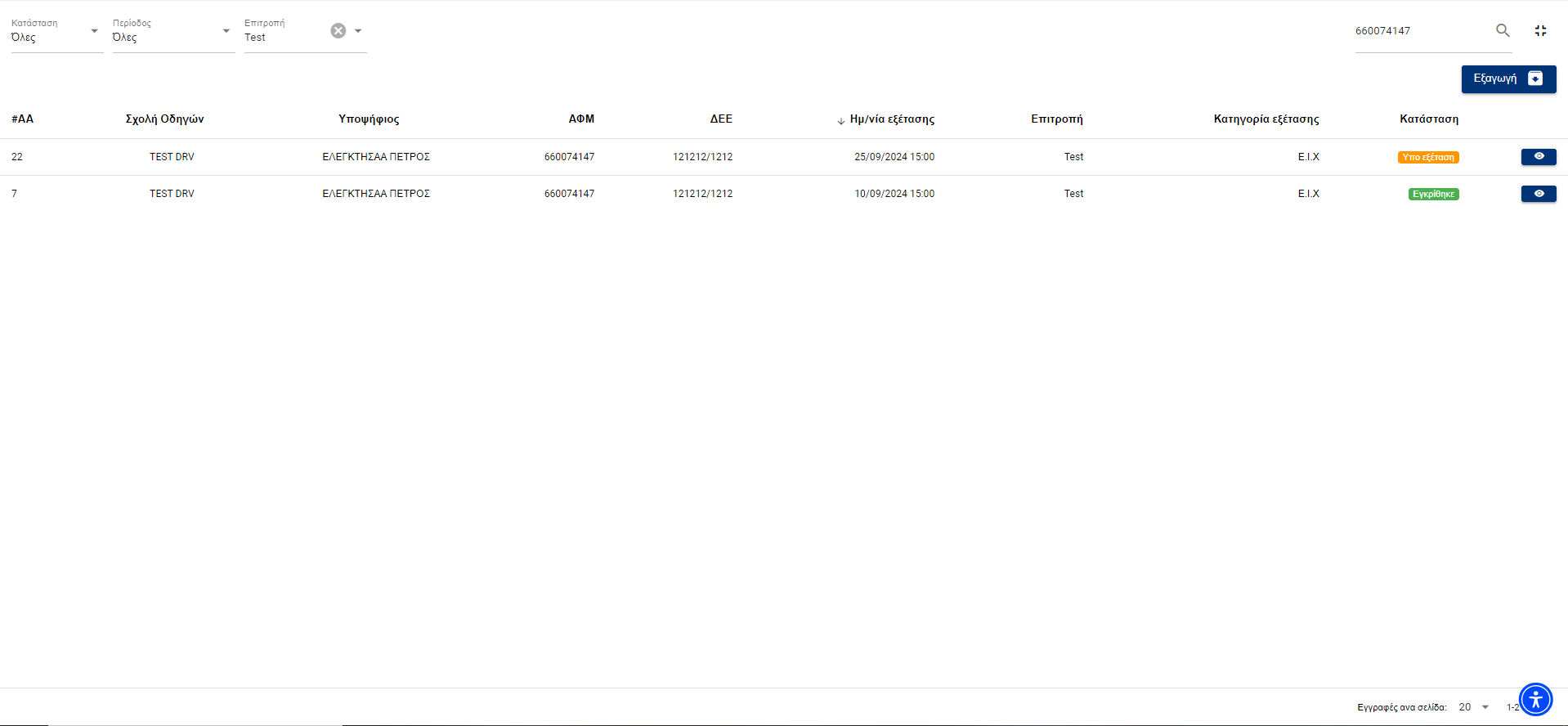Εικόνα μεγέθυνσης της σελίδας
